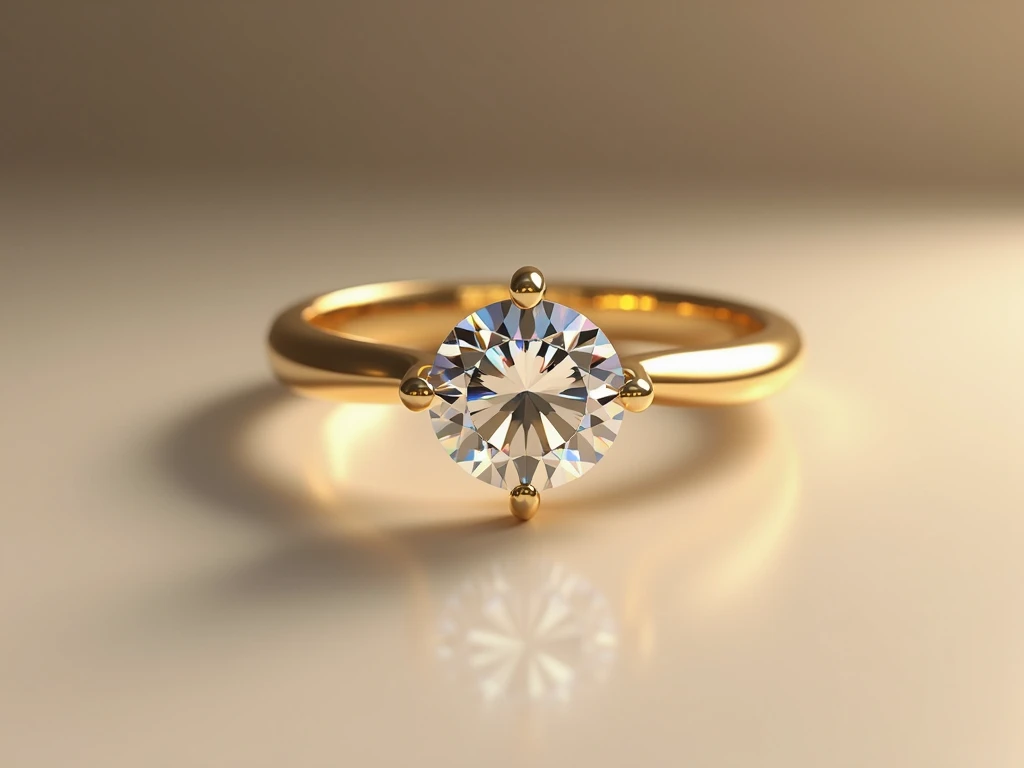 photo from gold ring with brilliant