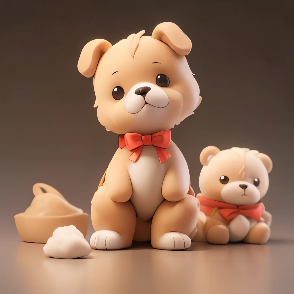 Teddy dog rice dumplings are thin, slim and tall