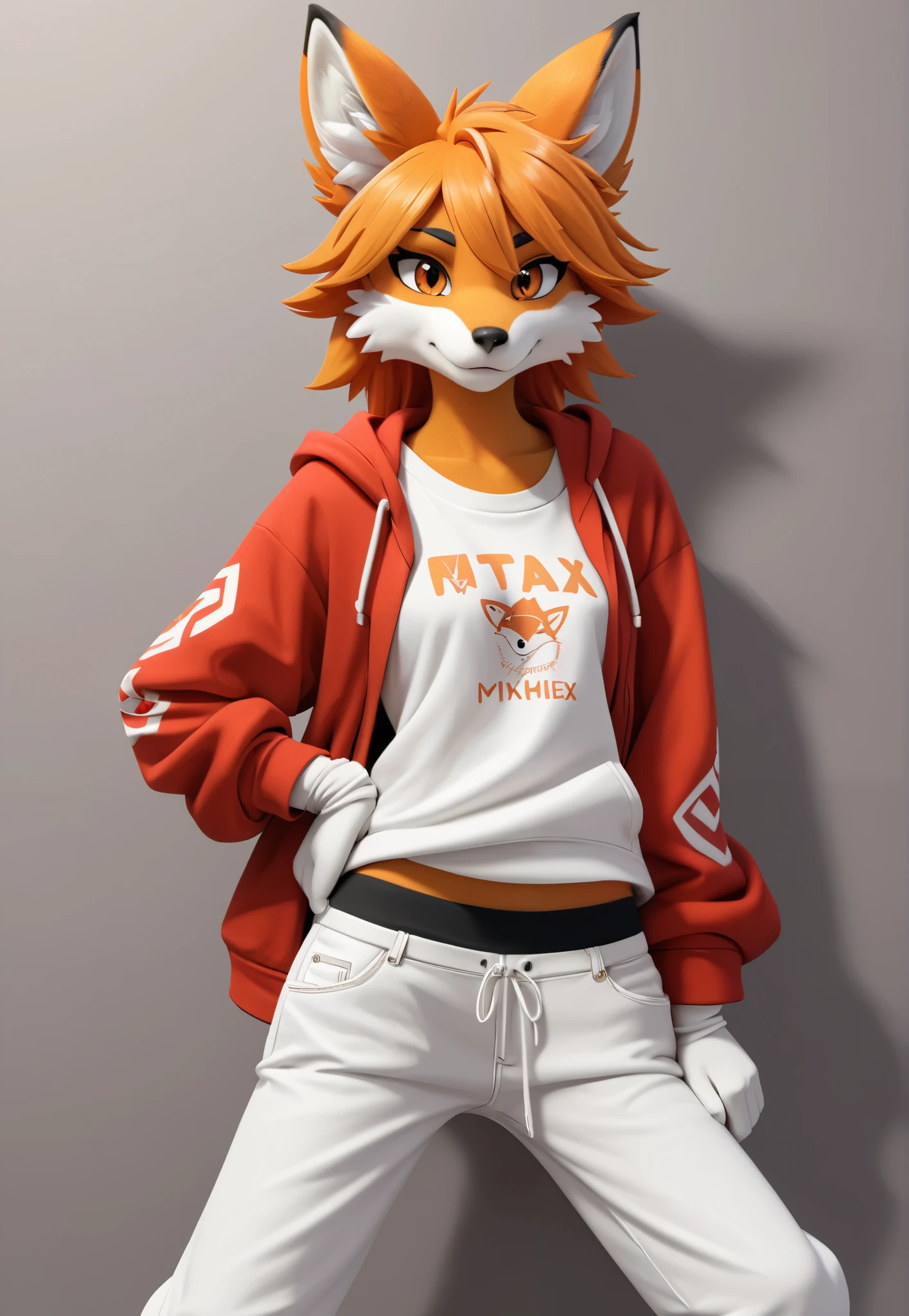 masterpiece,best quality,newest,1 fox tomgirl, tomboy,fox furry, furry,