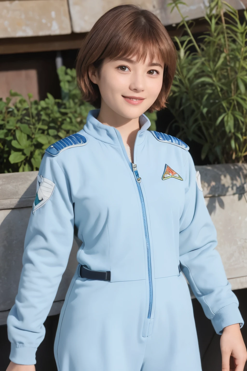 338 (20-year-old female, short hair), ( high image quality), (smile), ((Nausicaa coolsuit)), ( Nausicaa's view of the world)