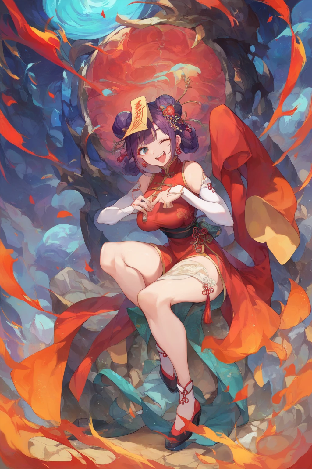 X-rated，undertale，chara，teens girl，red - eyed，Smile，sexy for，Lots of green，Open chest and breasts，Open navel，pantyless，no-bra，stocklings，Full body standing painting，tempting pose，with short brown hair，Stripper，Be red in the face，Lust，Hand repair，the detail，Sex clothes，k hd，Cocked buttocks，Stick out your tongue，Playful，love heart，jade foot，Expose the chest，Vest line，with an open crotch，Dress revealingly，flesh body，Obscene lines，痴女（Optimal image quality，tmasterpiece，sexual appetite）