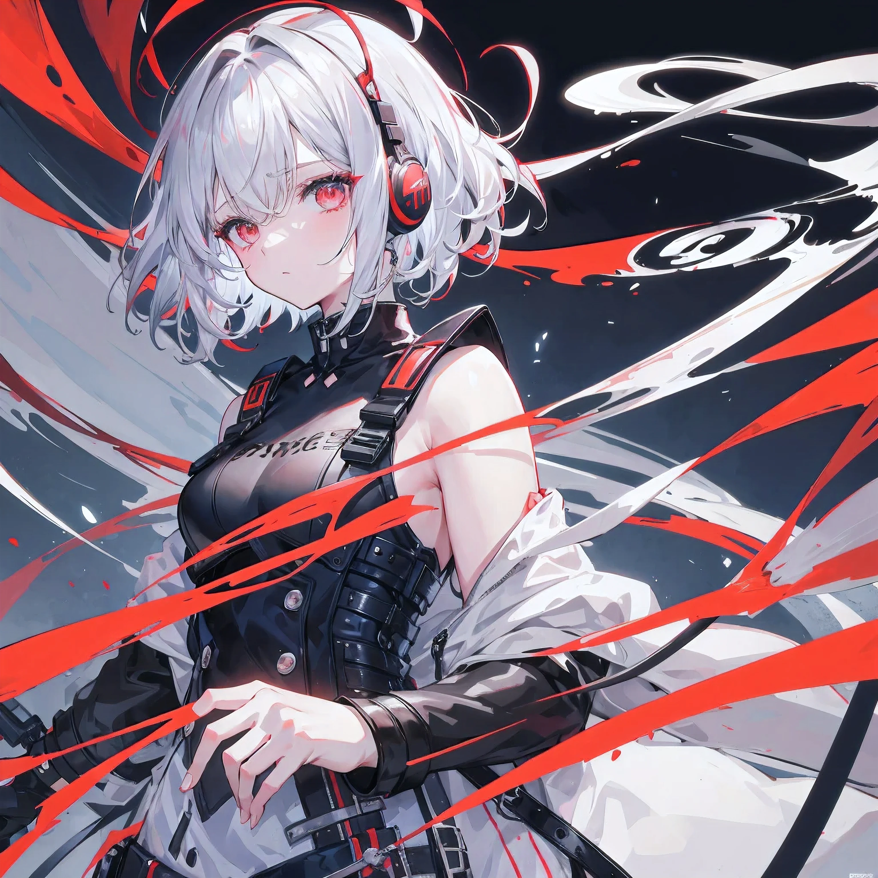 <lora:e7Haste:.9>, (1boy), solo, focus, male focus, choker, boots (short hair:1.2), shorts, from below, standing, mad, annoyed, looking down on viewer, <lora:DB_manga_v2m> (manga style, black and white, ink:1.3)