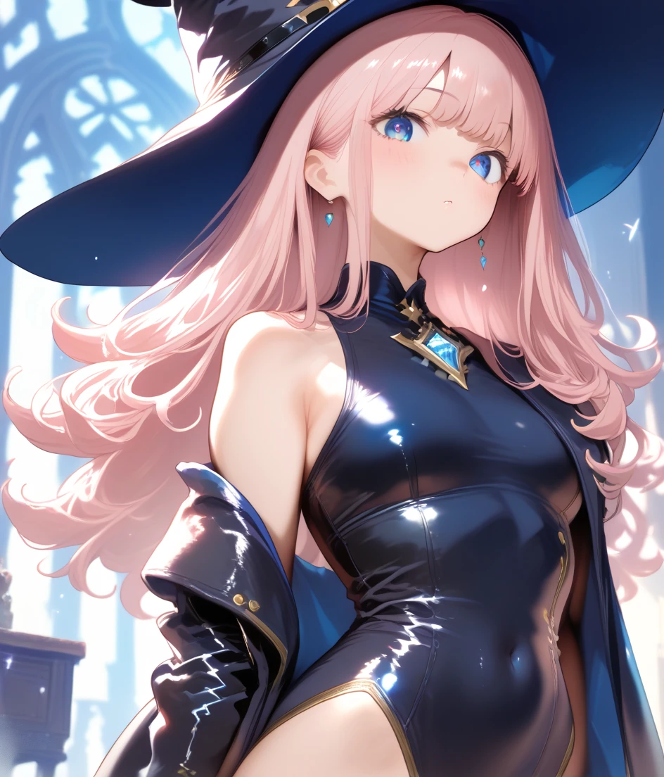 score_9, score_8_up, score_7_up, perfect face, high detailed eyes, ray tracing, ultra detailed, textured skin, high resolution, black leather coat, red inner shirt, leather belt, wizard, witch, blue light, (Shoots blue light from her hand), pink hair, wavy long hair, crystal hair, expressive hair, anime style, both hands thrust forward and emit magical light
Information