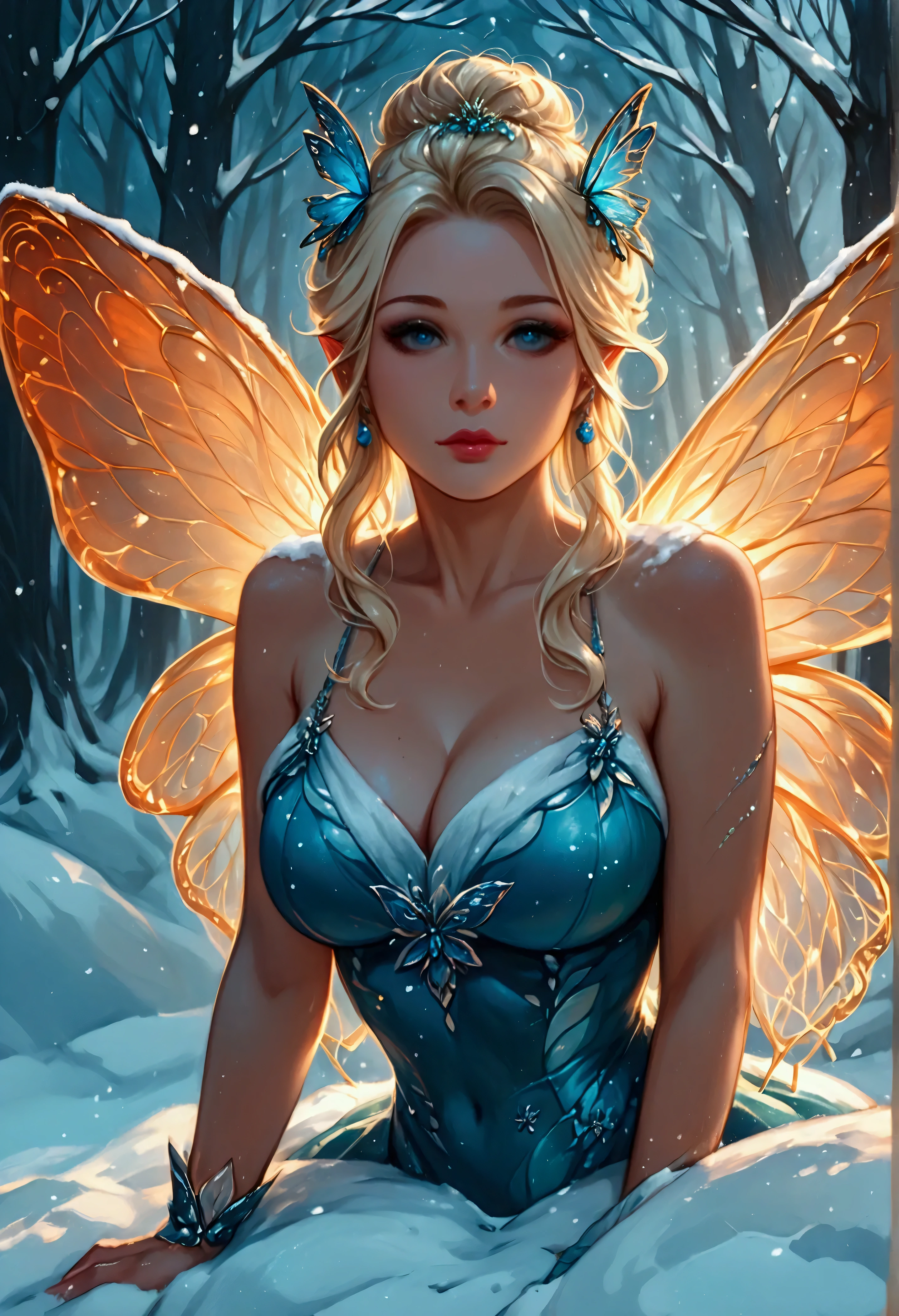 Britney Spears as a hyper realistic fairy --auto --s2