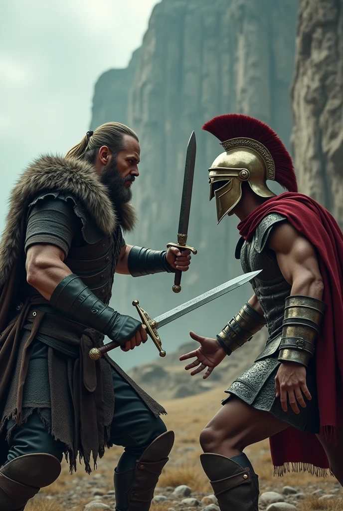 Imagem de um grupo de homens em combate de blindados, na captura de tela do filme 300, 300 o filme, levando espartanos para a batalha, epic battle scene, epic fight scene, cena de luta, epic battlescene, cena de luta, epic action scene, action scene from the film, guerreiro espartano, battle action shot, cena de batalha heroica, cena de combatendo 8k