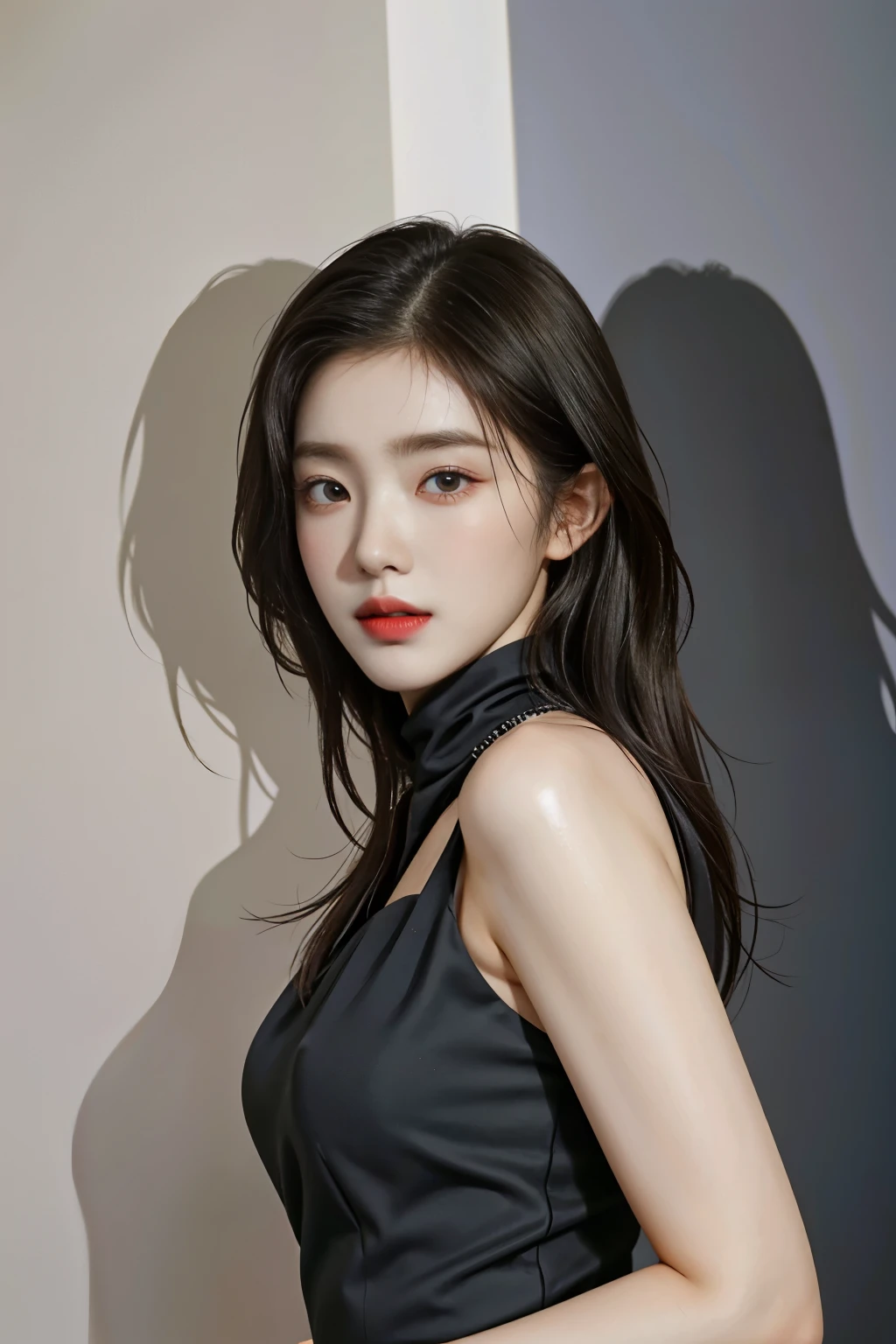 ulzzang-6500-v1.1,(raw photo:1.2),((photorealistic:1.30)), ((best quality)) ,((masterpiece)),((Ultra High Resolution)), ((Clear View)),,Ultra-high resolution,Clear face,（Reality：1.4) ,  illustration, an extremely delicate and beautiful, extremely detailed ,CG ,unity ,8k wallpaper, Amazing, finely detail, masterpiece,best quality,official art,extremely detailed CG unity 8k wallpaper,absurdres, incredibly absurdres, huge filesize, ultra-detailed, highres, extremely detailed,beautiful detailed girl, extremely detailed eyes and face, beautiful detailed eyes,light on face,cinematic lighting,1girl, (upper body),see-through,(looking at viewer:1.5),outdoors, Chinese dress, black dress, standing,