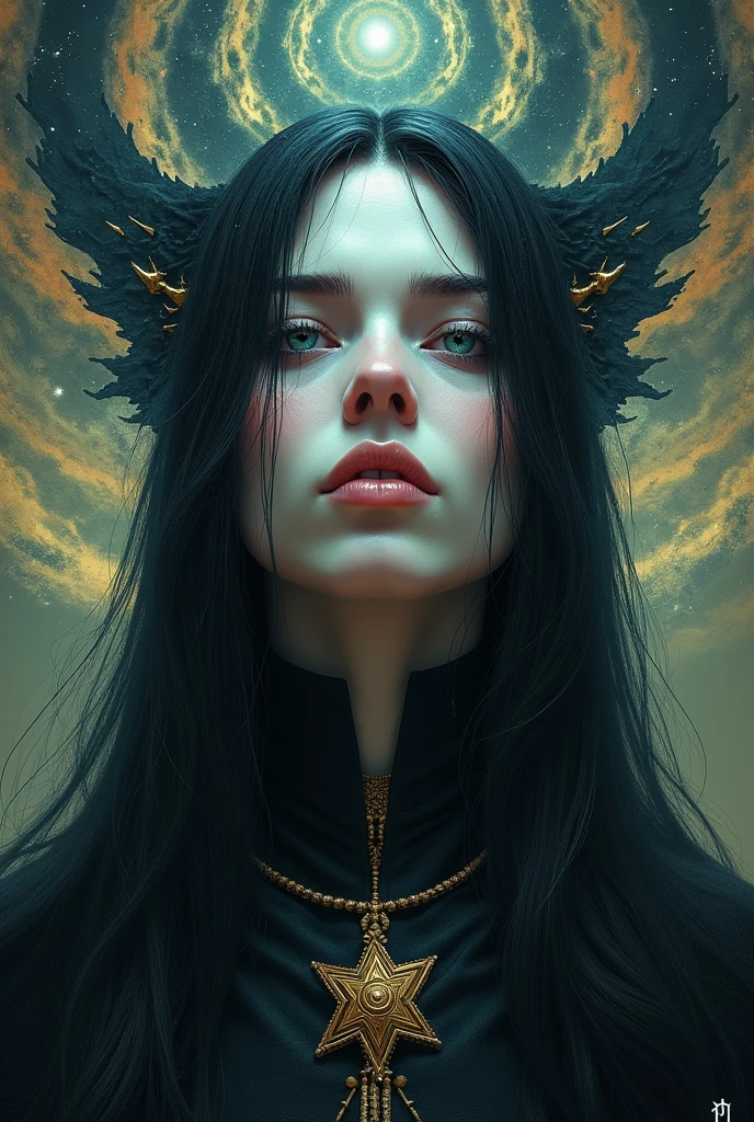 (Masterpiece, best quality), (lo Gothic), Dream Catcher, Vampir, (HG giger, Art by Hermann Nitsch, Beksinski, Dariusz Zawadzki, giger, zdzislaw beksinski)