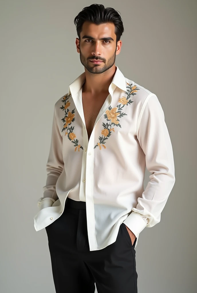  For example, envision a t-shirt with a subtle nod to Italian Renaissance motifs, featuring a soft color palette and a tailored fit that exudes Italian elegance. ,for mens,The design could incorporate fine embroidery along the neckline or cuffs, adding a touch of opulence to the garment. Remember, the goal is to create a design concept that epitomizes European-style fashion in a contemporary and wearable way