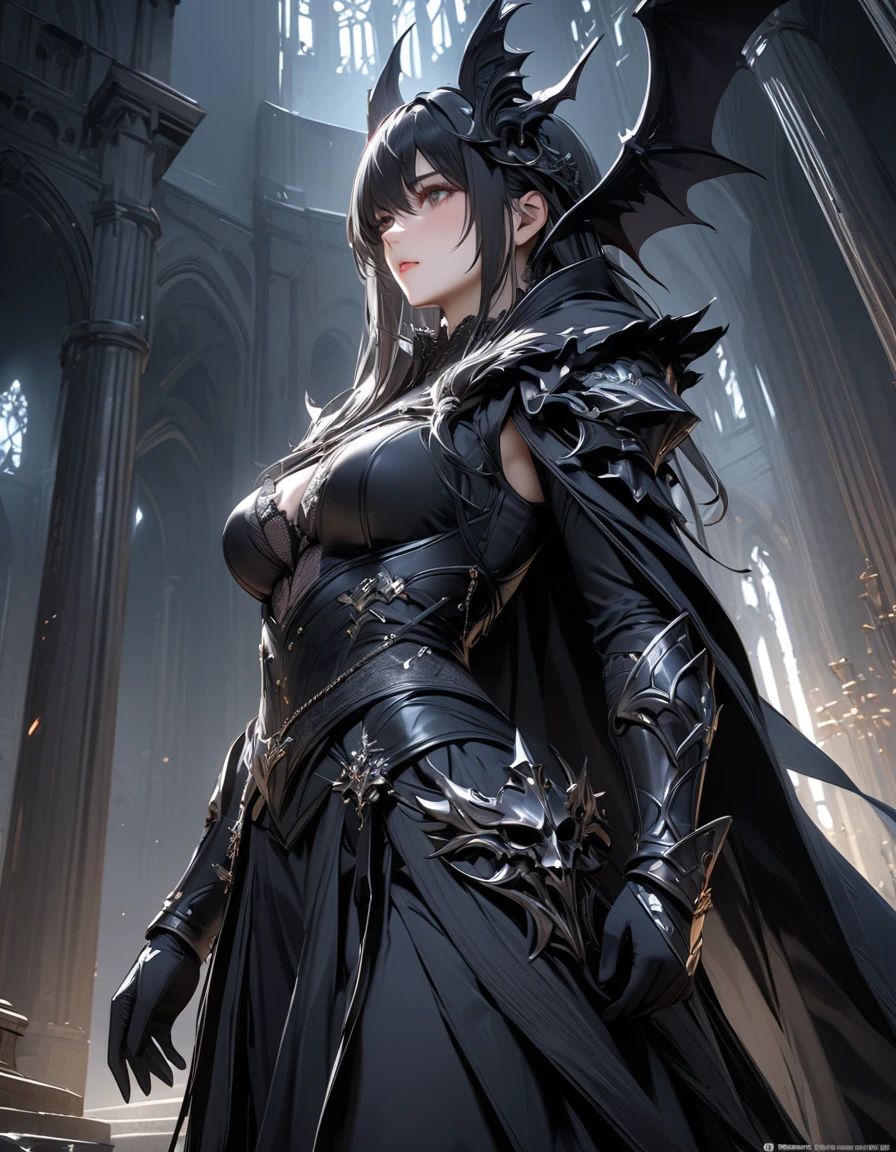 Evil wotch, female, evil, medieval, detailed, cineatic lights, hd, ultra hd
