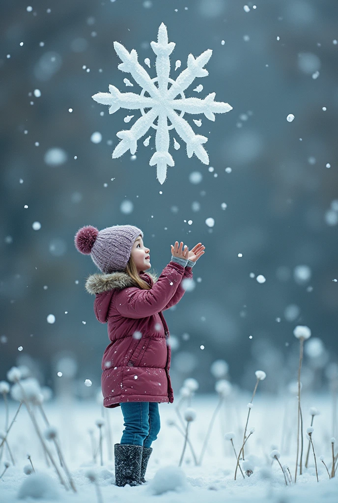 create a falling snow image
