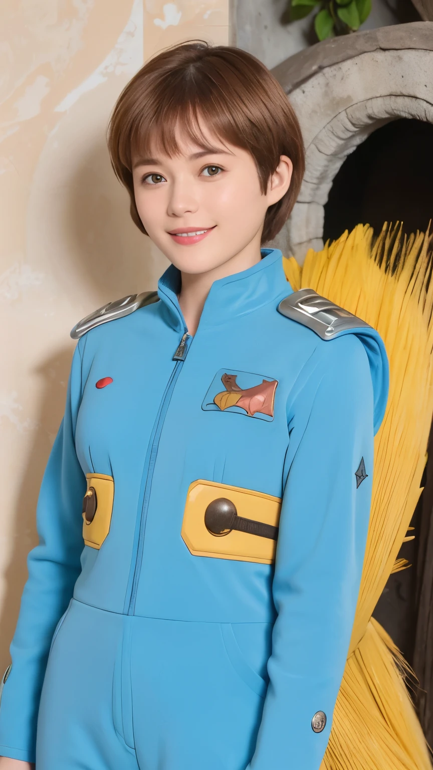 338 (20-year-old female, short hair), ( high image quality), (smile), ((Nausicaa coolsuit)), ( Nausicaa's view of the world)