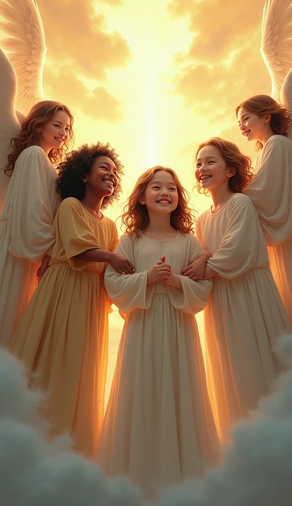 s of children represented a small on a white background children feeling faith