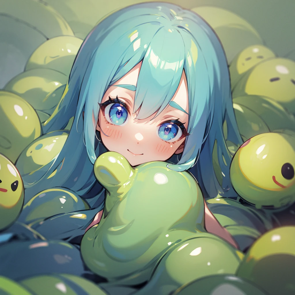 waifu covered with slime