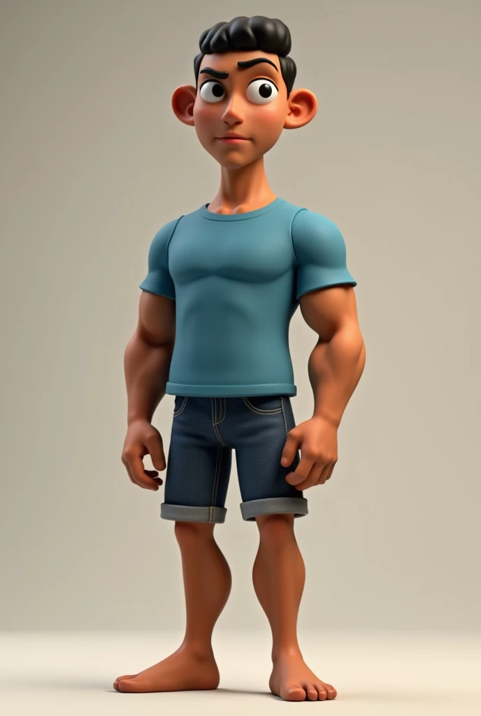 Homem vestido de branco, fazendo acupuntura, careca jovem