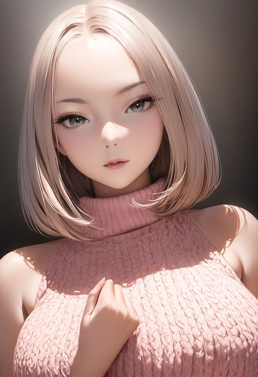 masterpiece, best quality, white background,
cosmieyes, reimisugimotojojo, 1girl, solo, looking at viewer, upper body, pink eyes, Tian3D style
