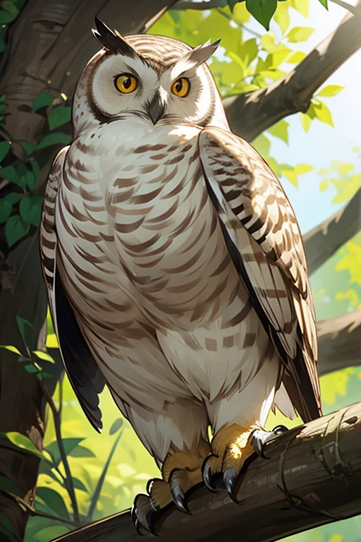 The Owl ~Thr owl tells that we have uninvited guests~