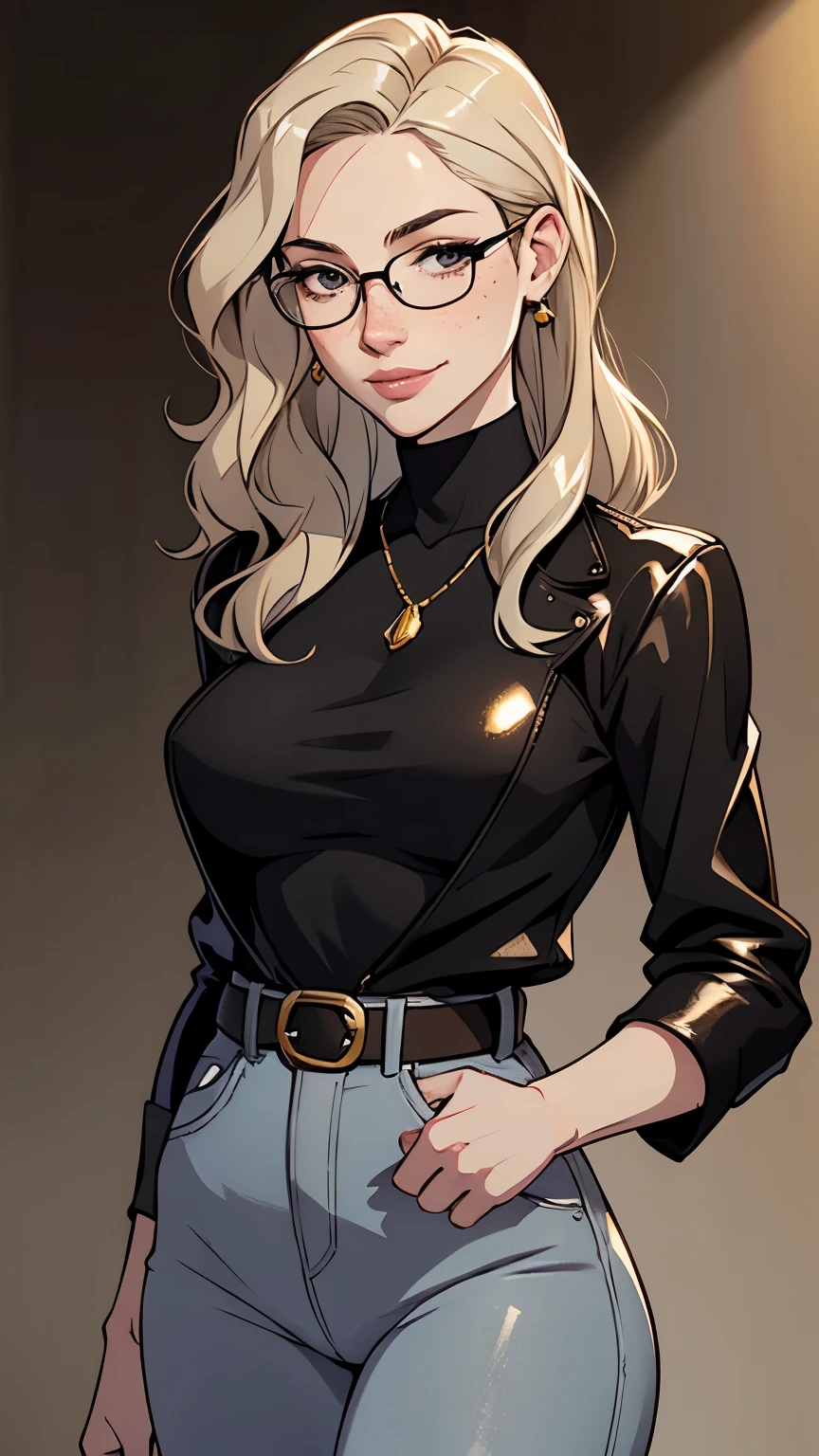 (masterpiece, best quality), 1girl, messy hair, choker, black silk pajamas, see-through, glasses, <lora:add_detail:1>