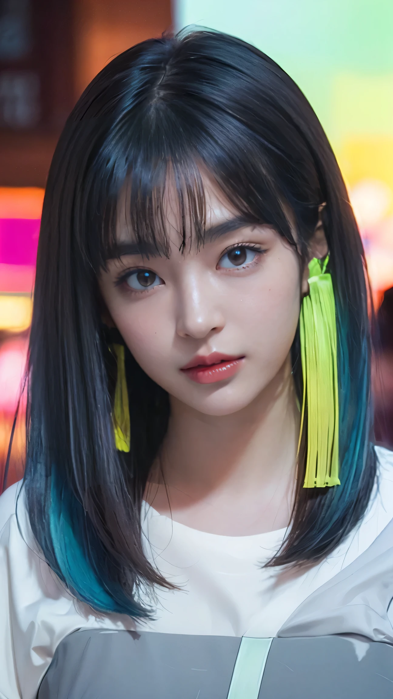 (Browsing Caution:1,4),Mix 4, (8K, RAWphotograph, Highest quality, Tabletop: 1.45), (Realistic, Realistic: 1.37),illumination, night, プロのillumination, photographn mapping, Radio City, Physically Based Rendering, Gradient Brunette, 高品質のphotograph, High resolution, 1080P, (Detailed facial depiction), (Detailed description of the hand), (Delicate CG), Extreme light and shadow, Rich details, (Detailed facial features), (Highest quality), Look in front of you, Highly detailed face, Highly detailed lips,  超High resolution, (Faithfulness: 1.4), photograph, 1 girl, [(sad)],  , Thin limbs, movie, Cool pose, I Cup, Highest qualityな完璧なボディ, photographのような, (1 girl: 1.3), Perfect balance, (Huge, Perfect breasts, Areola),(Realistic, Photorealistic:1.37),One Girl, Cowboy Shot,Professional Lighting, Photon Mapping, Radio City, RAWphotograph、(Photorealistic:1.4)、Octane Rendering、Complex 3D rendering with ultra-detail, Studio Soft Light, Rim Light, Vivid details, Super Detail, Realistic skin texture, Detailed aspect, Beautiful details in the eyes, Highly detailed CG Unity 16k wallpaper, compensate, (Detailed Background:1.2),Highest quality, 超A high resolution, Tabletop, One Girl, One girl,alone, Upper Body,View Viewer, ((Black Background:1.2)), Multicolored Hair, compensate , Lips parted, Black Lips, eyeliner, Gothic, Goth Girl,((Light on face:1.2)),((movie照明:1.2)),(Photorealism:1.4),((30 piercings in left ear)),((necklace)),((A woman who always smiles)),((nightのプールサイド:1.6)),((Lighting on face:1.1)),((Upper Body:1.2)),((Delicately depicting the face:1.2)),(Very short bob hair:1.5),((Multicolored Hairの色:1.4)),((((Completely naked)))),(((nsfw))),((Small breasts:1.2:1.2))