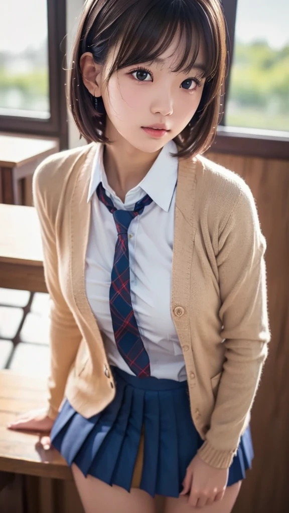 intersex, large penis, Erection, futa, split legs, sweat, 
collared shirt, blazer, pleated skirt, school uniform, bow, classroom, 

BREAK,
nsfw, (1girl,solo), (yuichan:1.3), petite, Fine clavicle, neat and cute girl, japanese cute girl, beautiful detailed eyes, layered hair, fluffy hair, brown short hair, bangs, glossy lips, (Fine Face),(Fine Eyes), (Clear Face), (Detailed Face Description), (Detailed Hand Description), Realistic, Extreme Light and Shadow, Shiny Skin,Shiny Hair, BREAK, absurdres, (16K, UHD, Top Quality, Masterpiece: 1.2),(Realistic, Photorealistic: 1.37), Physically Based Rendering,Professional Lighting, Photon Mapping, Masterpiece, Rich Detail, Ultra Detailed, Super detailed, highest quality, intricate details, ultra high resolution, (realistic:1.2),