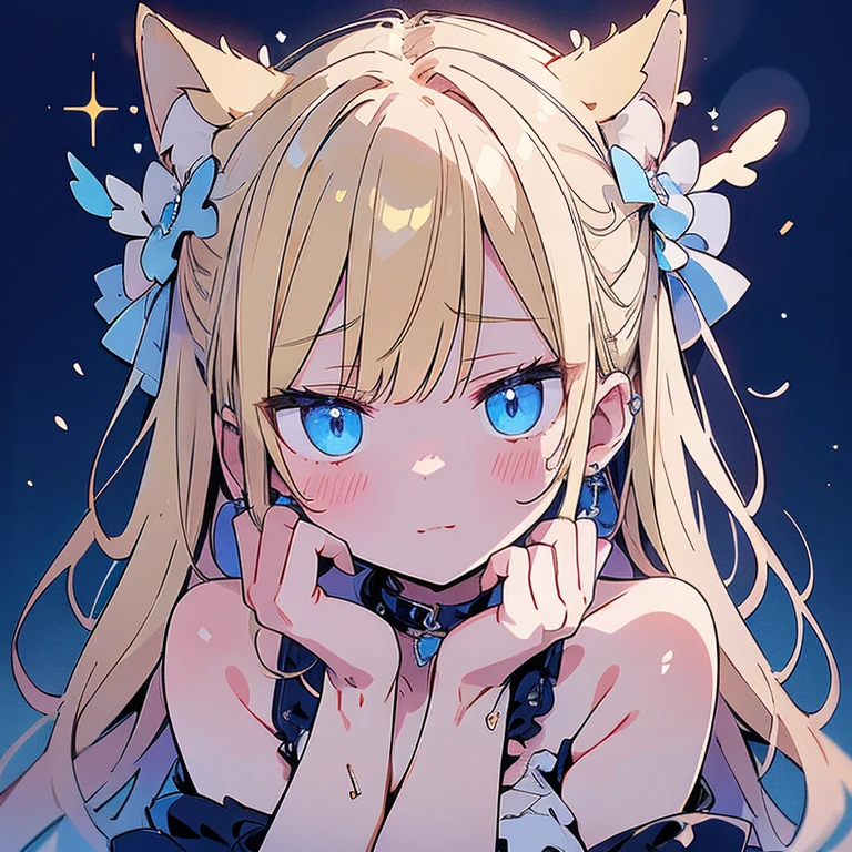 Blonde, Blue eyes, Russian, Animal ears, One piece