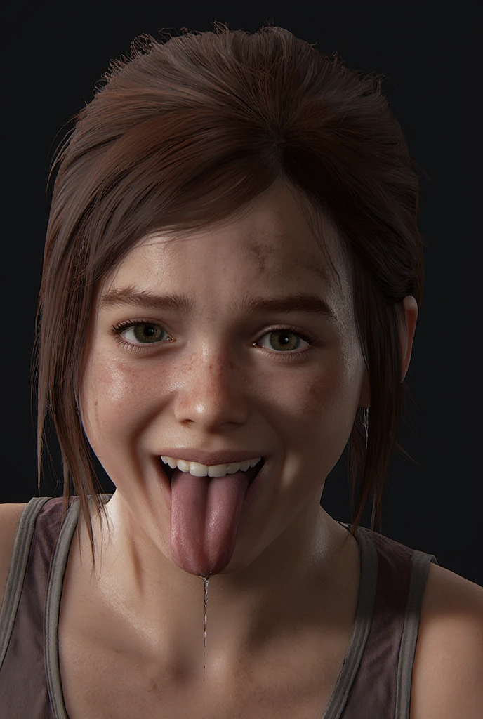 Ellie,ahoge, blush, open mouth, big mouth, tongue, tongue out, close up, saliva, uvula, uvula, room, mouth focus, excessive saliva, giantess, breath, highres, 4k, cinematic lighting, perfect, award-winning, hyper-detailed, portait, face focus, close up focus, mouth focus,vore, huge mouth, huge uvula,
 saliva on tongue, saliva on mouth, saliva on uvula, trail saliva
