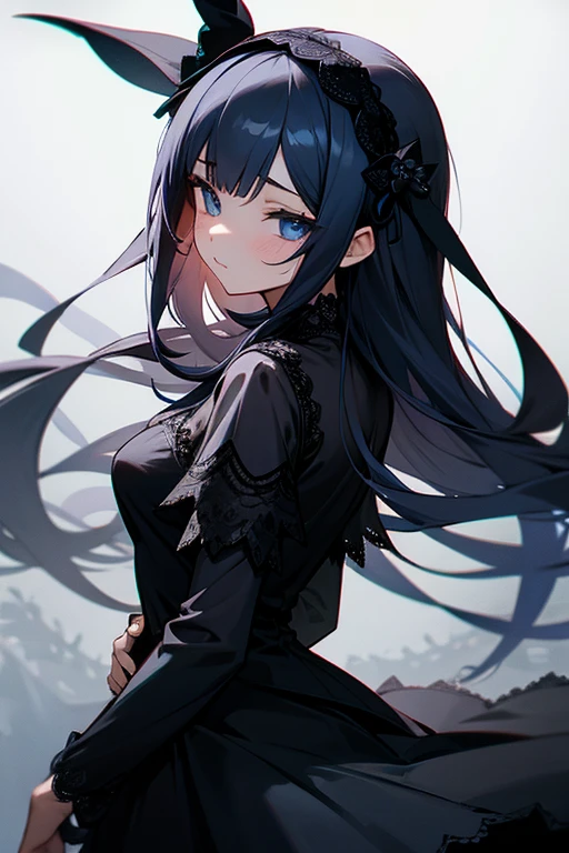 top-quality、Top image quality、masterpiece、girl with((cute little、sixteen years old、Best Bust、Medium bust、Bust 85,Beautiful blue eyes、Breasts wide open,Long Black Hair、A slender、Blue hair mesh、Y-shirt with white collar open to second button、Blue short skirt,satchel,angry looking face、run、Reflecting the whole body、Black underwear、Panchira))hiquality、Beautiful Art、Background with((blue-sky、Road of autumn leaves)),masutepiece、Elaborate design、visualart、depth of fields、The best lighting、highestdetailed、8k