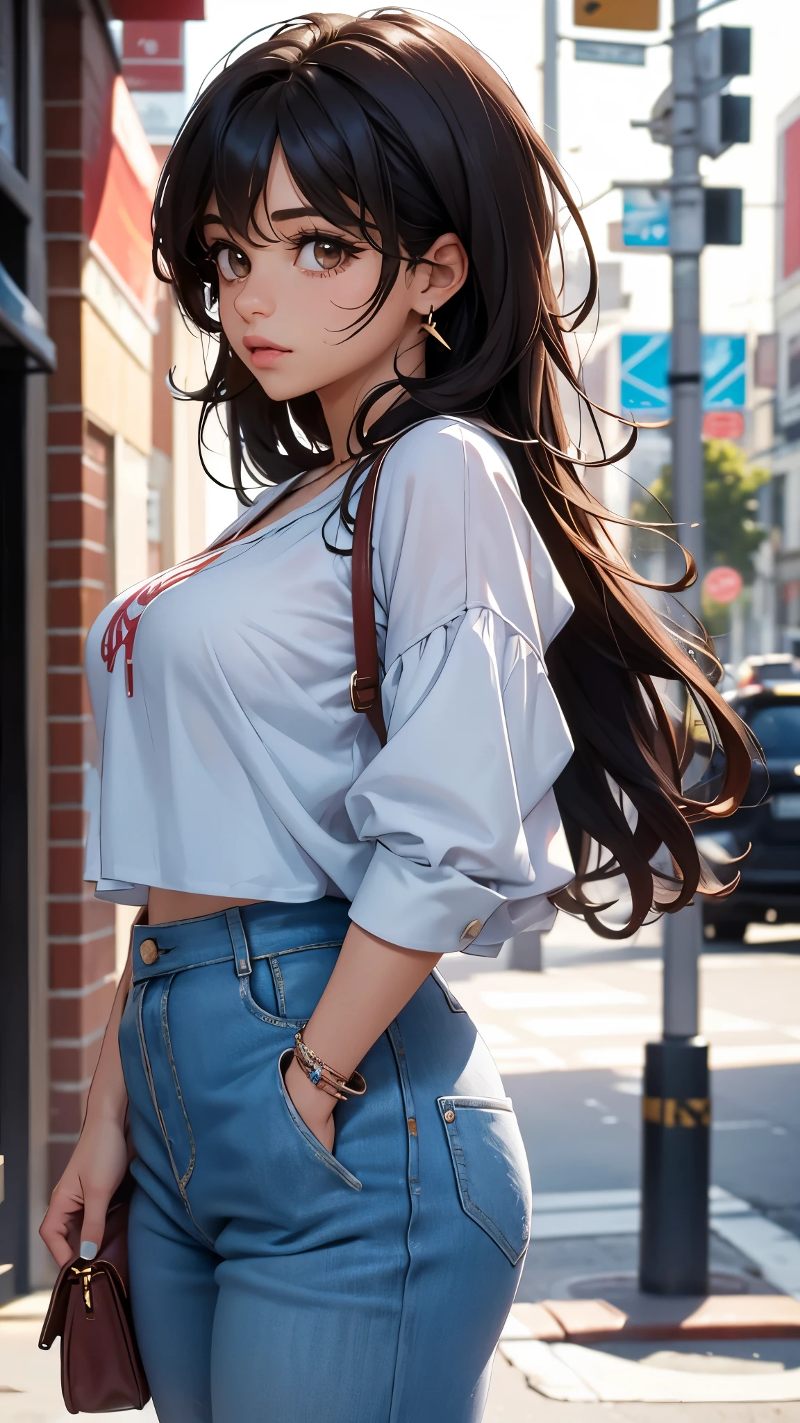(masutepiece: 1.3), (max resolution: 1.2), (Ultra HDTV: 1.2), cinematric light, Ultra HDTV, (Detailed eyes and skin), (detailed facial features), nffsw, 8K resolution, Sharp Focus: 1.2, Perfect Style, Beautiful face, Perfect body, acurate, Anatomically correct, Highly detailed face and skin texture, Detailed eyes, Dark-blue eyes, Double eyelids, Thin eyebrows, Glitter Eyeliner: 1.2, Natural cheeks, Glossy skin, Fair skin: 1.2, shiny little necklace and earrings, (Glossy lips: 1.4), BREAK, One-person viewpoint, (She is a very cute female teacher), (Red lace panties、stockings), (Seductive smile: 1.2), ((a Innocent and cute girl:1.3)), (Long Wave Hair), (ligh brown hair:1.2), (Cowboy Shot: 1.2), BREAK, ((Very intimate relationships: 1.2)), medium large breasts, ((Looking at Viewer:1.2)), ((train station stairs:1.2)), ((Bend your knees and open your legs wide:1.2)), (From Side:1.2),low angle shot,FULL BODYSHOT Tight sweater with long sleeves in bright colors Tight denim mini skirt Embarrassed look Kamimei