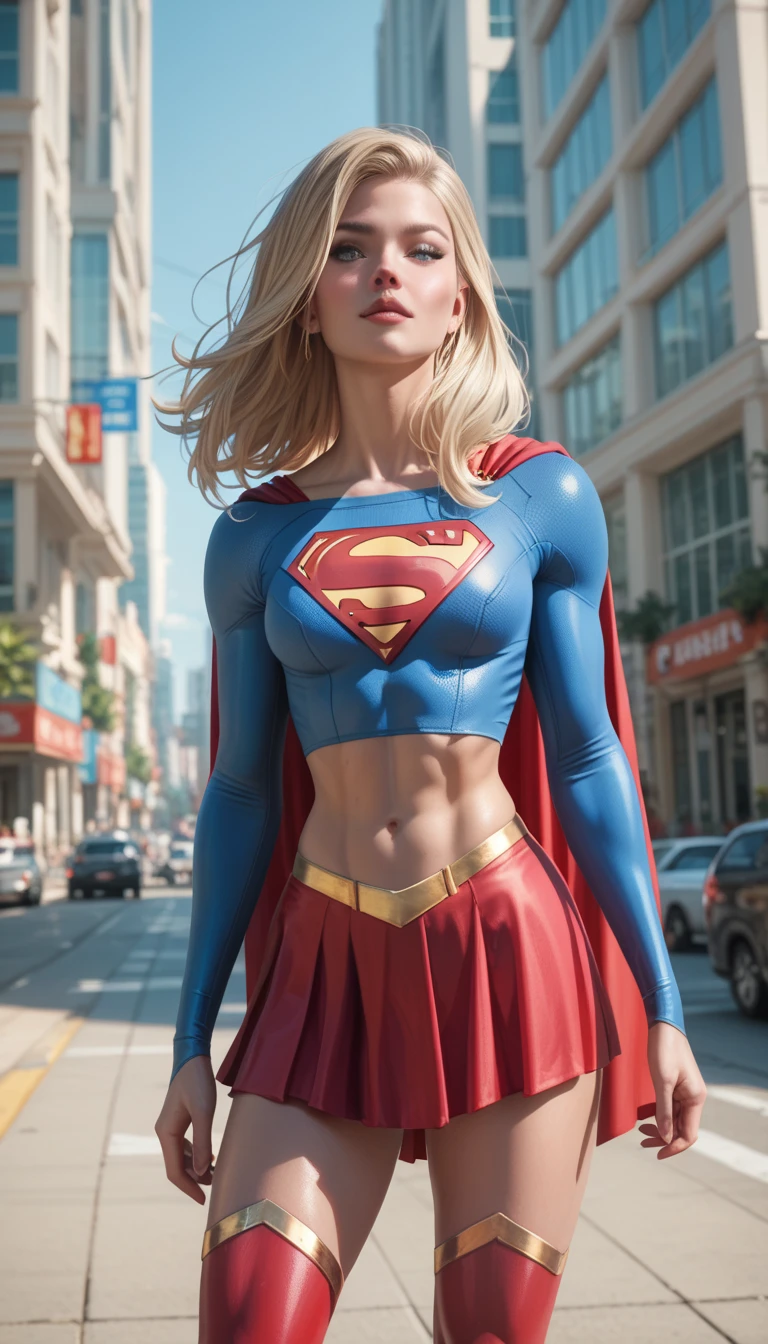 Supergirl, sexy posing