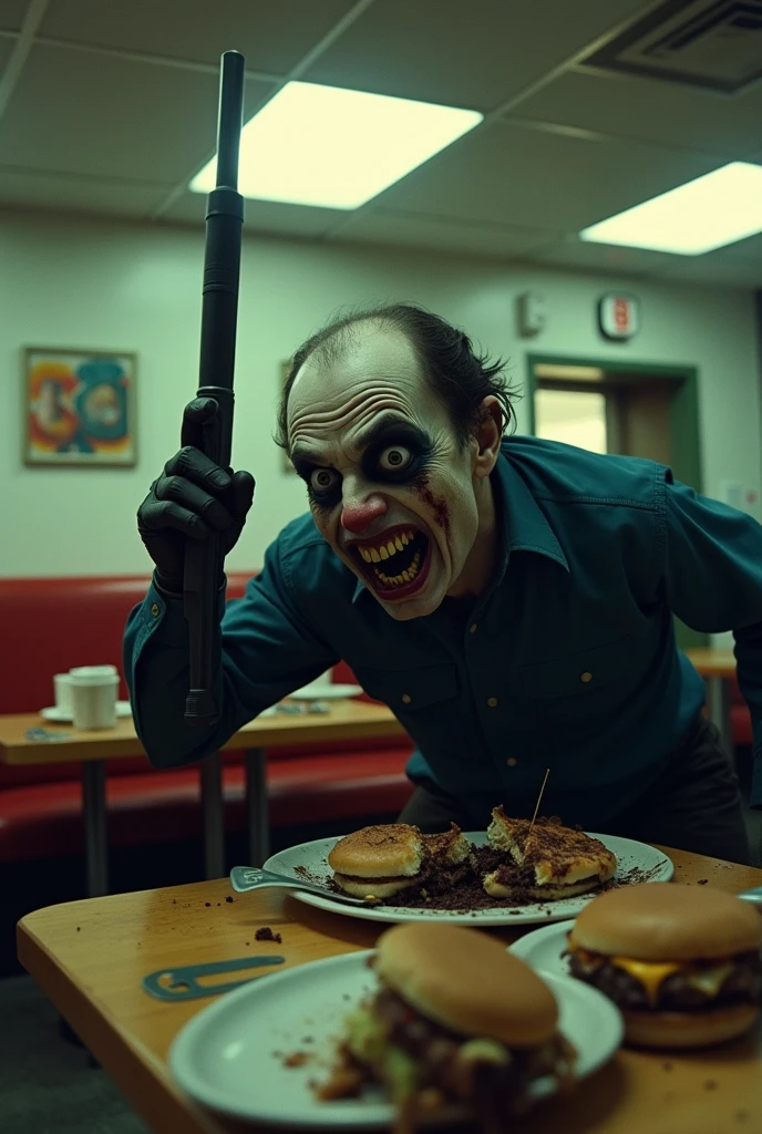 fleshmutant bodyhorror working at a fast food restaurant,close up,, true to life, HDR image,High detail resolution,soft eyes,natural skin,high detailed face,high detailed cloth,film photography,vintage,cinematic lighting,realistic,sharp focus,(very detailed),((4K HQ)),depth of field,f/1.2,Leica,8K HDR,High contrast,shadows, bokeh,(detailed and realistic skin texture),(detailed clothing),(detailed background),detailed skin,(highly detailed skin),(8K HDR photo),realistic texture,realistic shadows,accurate to life,living image,lifelike