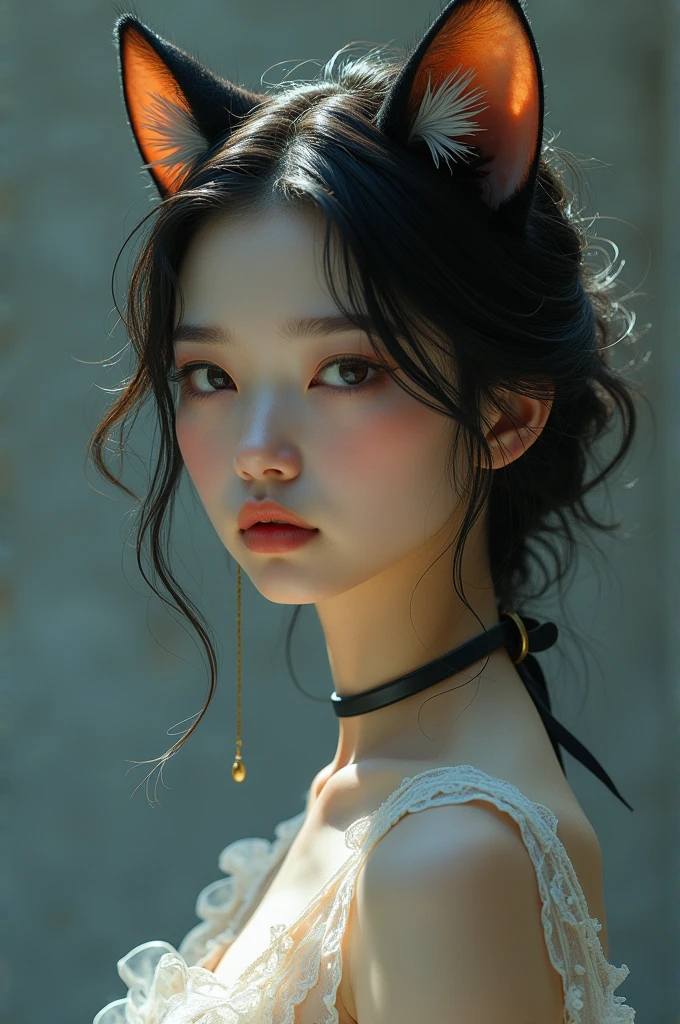Une fille au oreilles de chat super sexy
