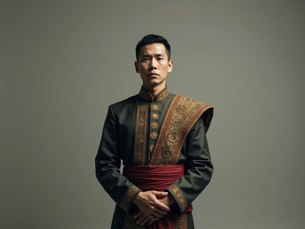 1man,A 50-year-old Chinese male,Wears a long-sleeved black shirt,White hair,erudite,Scholar,Upper body,frontage,face to the viewer,gentlesoftlighting,tmasterpiece,best qualtiy,8K UHD,digital SLR camera,filmgrain,Midjourney and greg rutkowski's Fujifilm XT3 realistic painting art
