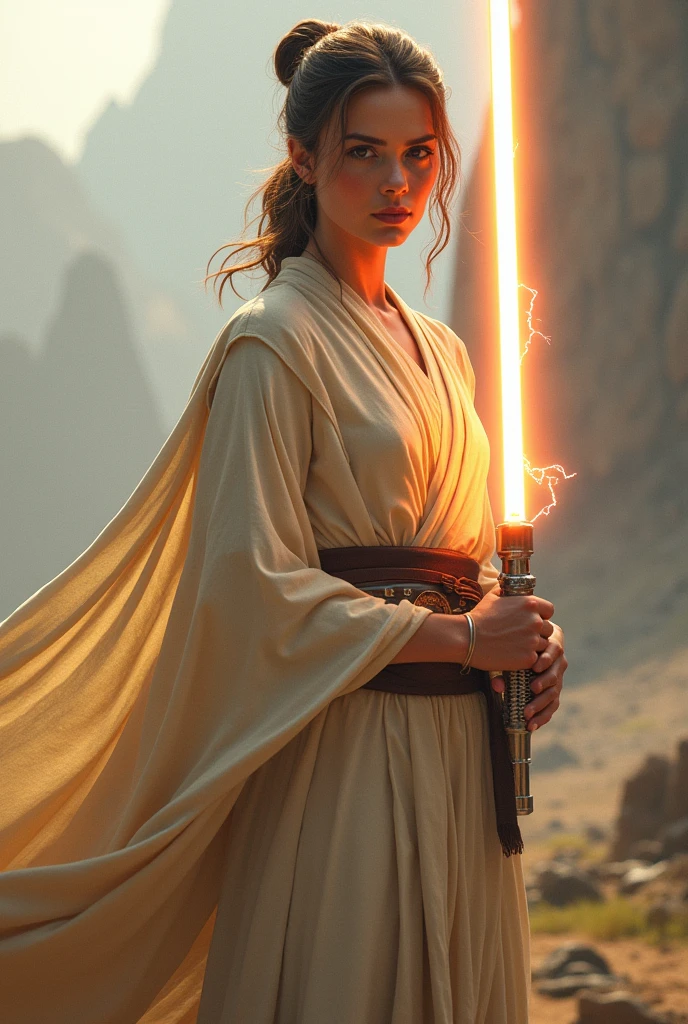 Emma Watson as a Jedi