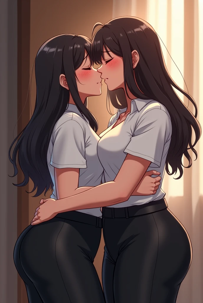 absurdres, hires, beautiful, (masterpiece:1.2), (best quality:1.2), 2girls, hug and suck, from the side, closed eyes,