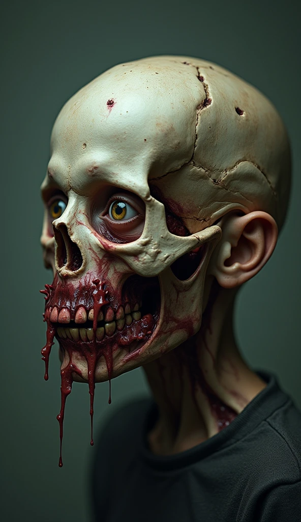 (photorealism:1.2), A man, 30 years, vampire, nosferate, sound, monsterso, former US military man, underworld, at night, deformed, monster, extremely deformedd