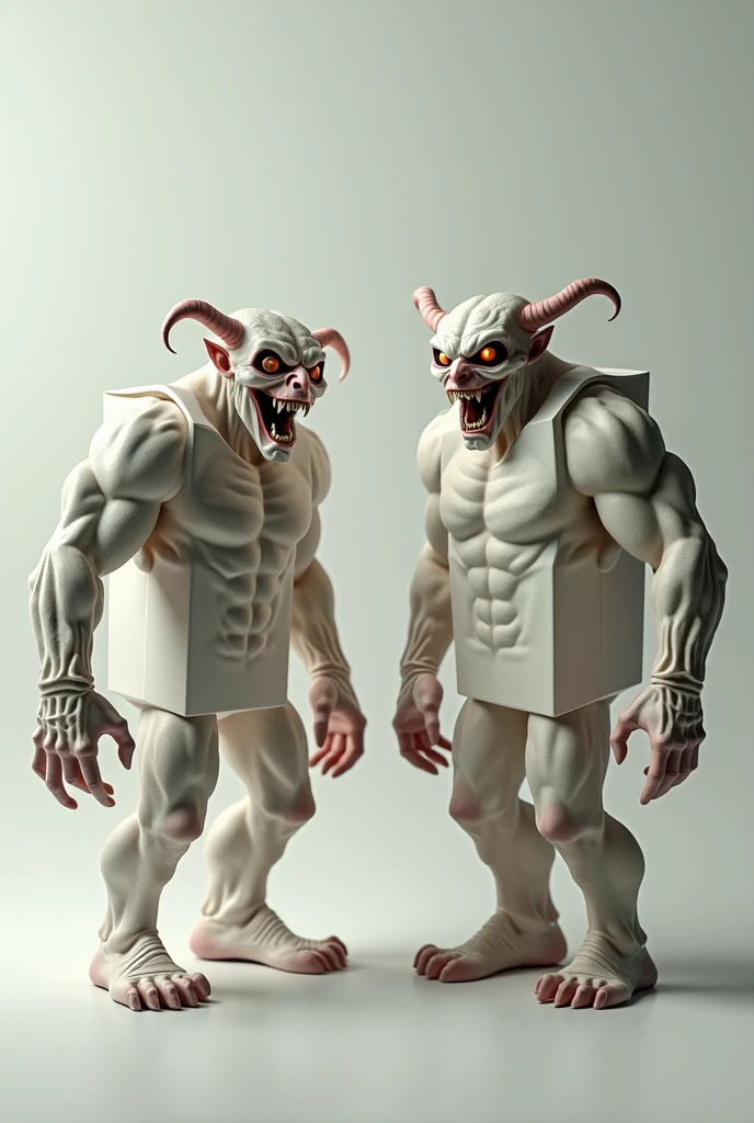 make an 8k image of a (full body humanoid monster with a skin made of black slime), (where his skin is black slime), (make him like the whole body being humanoid and muscular) (with the arms being the biggest part of his body being strong and bulky) (in place of his face a smiling skull), (with spirits around him that make up his body), (with bull legs) (make him advance for a powerful attack)
