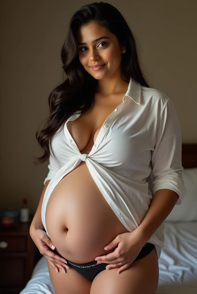 pregnant model photoshoot