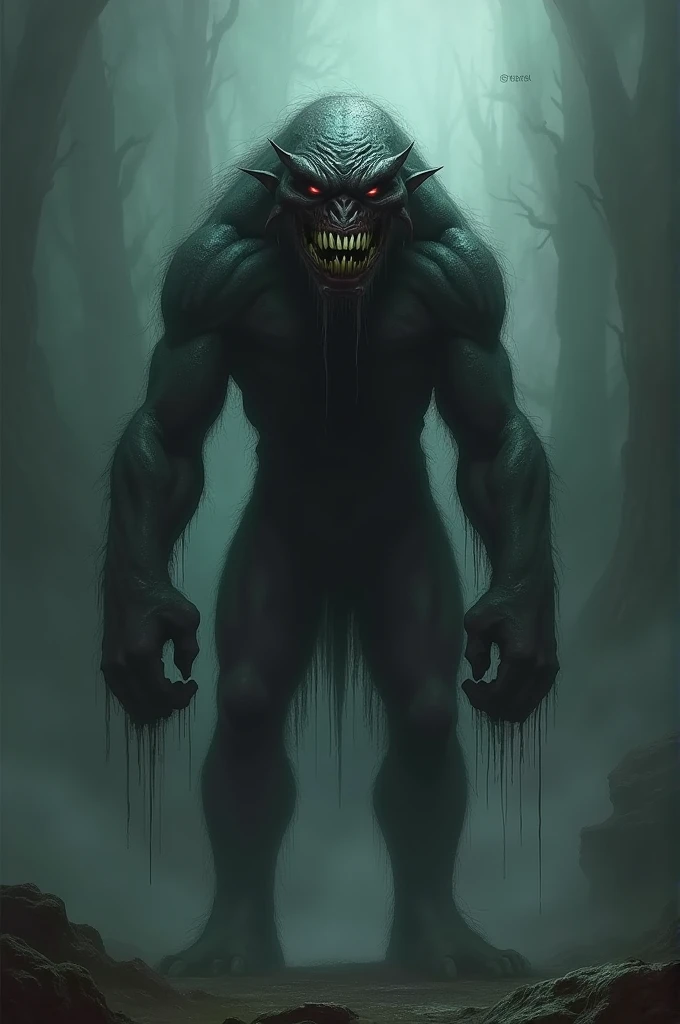 a werewolf woman with a scary face and a scary body, foto de SCP-173, scp-049, scp-106, Disfigured, scp 3008, arte conceitual de terror, Silent Hill concept art, SCP-173, creepy creature of mutant flesh, scp 173, An anomalous SCP?