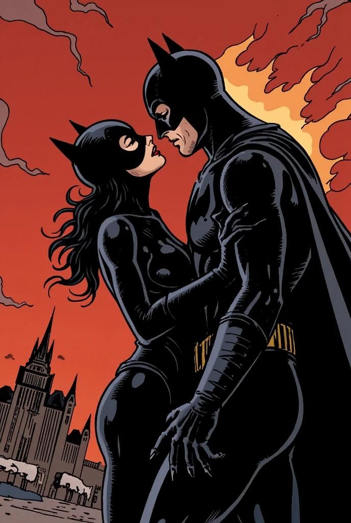 Catwoman having sex with batman  . NSFW