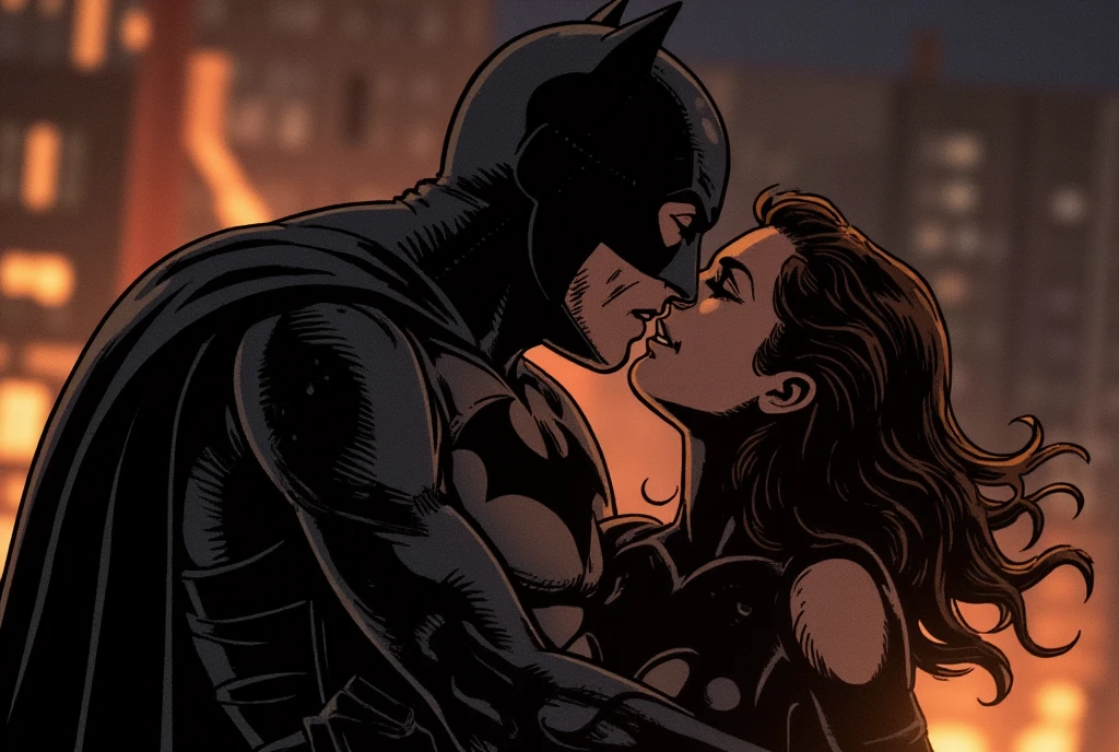 Catwoman having sex with batman  . NSFW