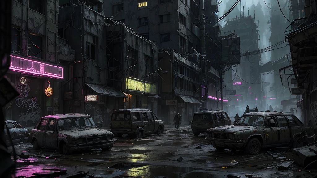 A charming scene of a destroyed post-nuclear world and a man wearing a mask of nuclear radiation in the middle of Shalshah. A world inspired by the Stalker 2 game
Create a picture of the game Stalker 2 and the character of a man holding a sniper rifle and a vibrant, Strong colors in the high resolution K cinema