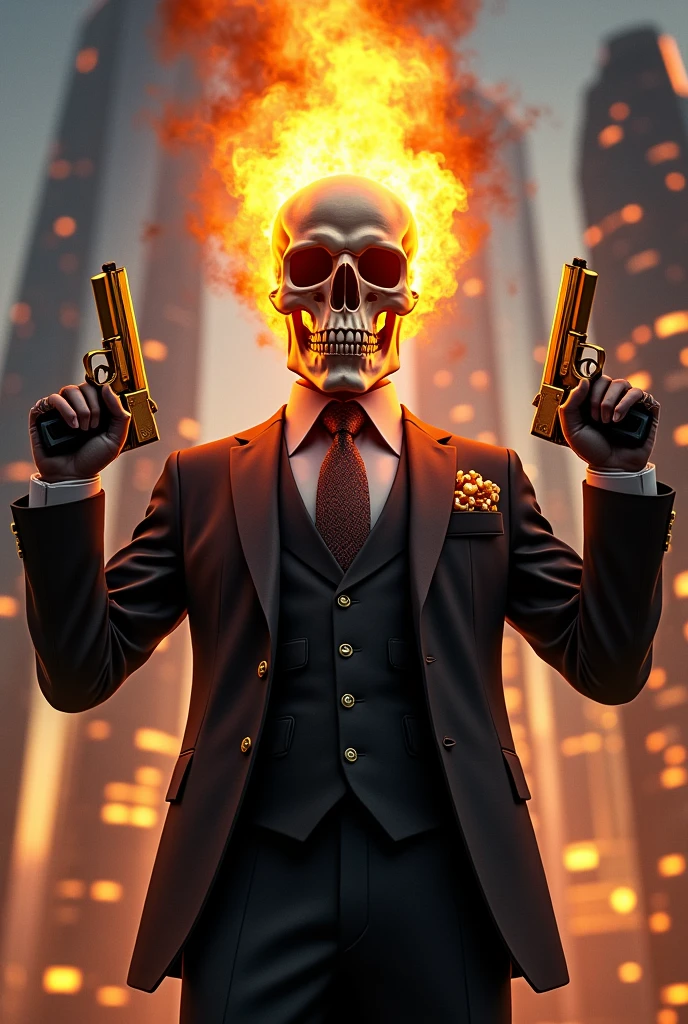 there is a man with a skull on his head and a suit, 8k high quality detailed art, highly detailed digital artwork, stunning digital illustration, beautiful digital artwork, highly detailed digital art, striking detailed artstyle, 4 k highly detailed art, 4k highly detailed digital art, over detailed art, detailed art, digital painting highly detailed, super detailed and realistic