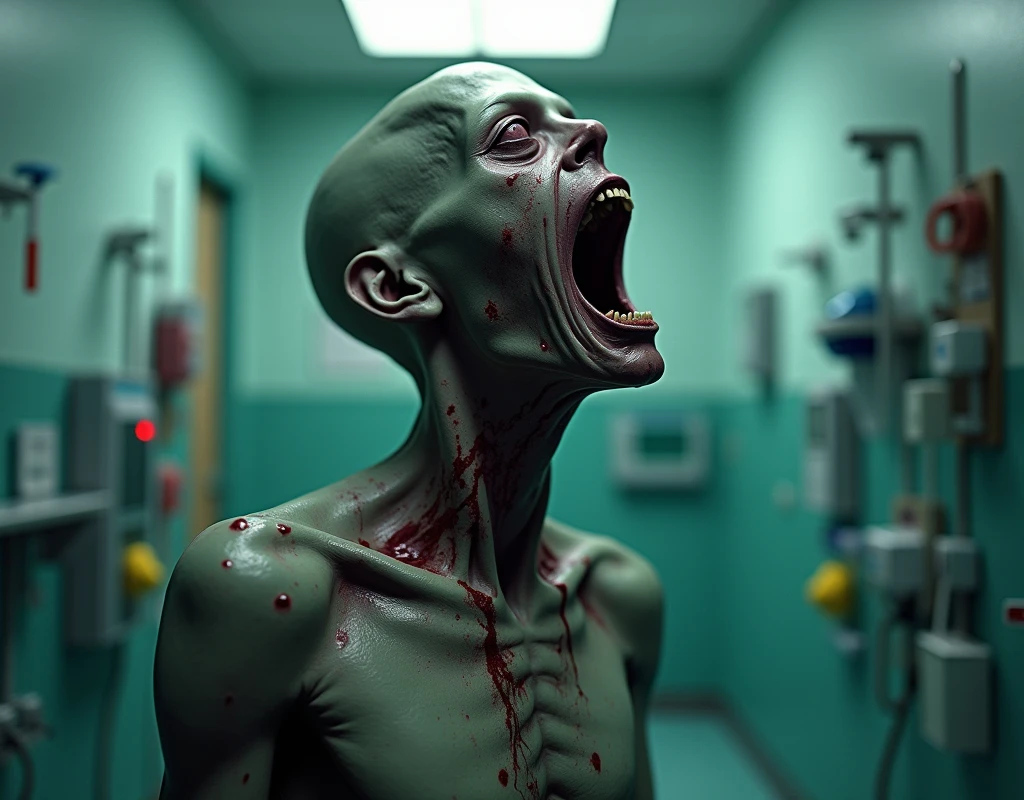 Vomiting perfusion of miniature replicas of yourself into an eternal Oblivion, residing deep in you mirror reflection, with no splash back, as your reflection reaches out at you, as they get covered in , and parasitic midg