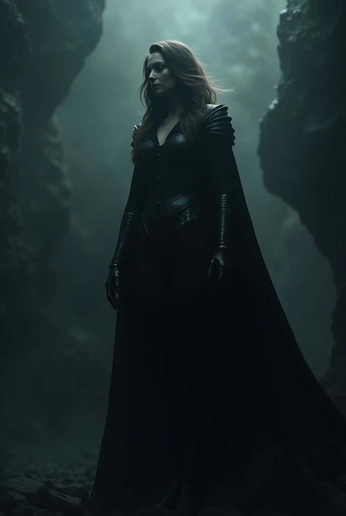 KeiraK_SoloTI_v1,
(Sleek black leather attire adorned with intricate dark symbols, a cloak of midnight velvet billowing behind her, eyes gleaming with otherworldly power beneath a shadowy hood, hair cascading like dark waves around her shoulders),
(Sinister castle looming over a desolate landscape, lightning crackling across the sky, the eerie howl of distant wolves, minions scurrying to fulfill her commands, the air thick with the scent of ancient magic and impending doom:1.3),
(seductive:1.3),(analog, cinematic, film grain, hazy atmosphere, cinematic shot:1.3),
<lora:add_detail:0.6>,<lora:LowRa:0>,