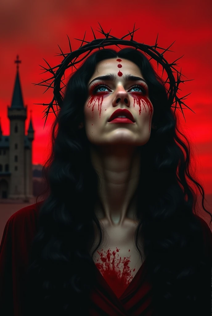 made of ais-rcn, Vampiric "The Adoration of Blood", Selective focus, <lora:Arcane:1>