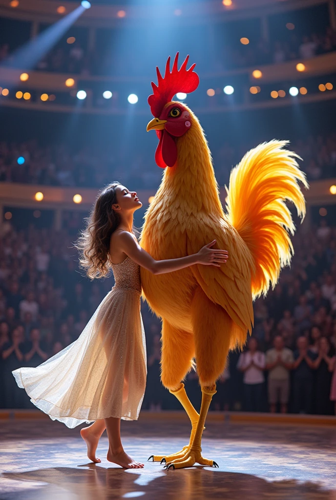 Cockatiel dancing tango, alta qualidade, hiper detalhado, super realista, 10K.