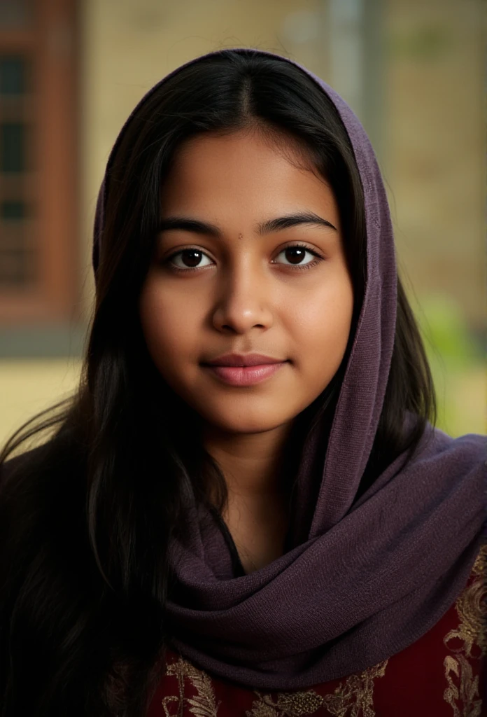 A young indian muslim women. Dupatta