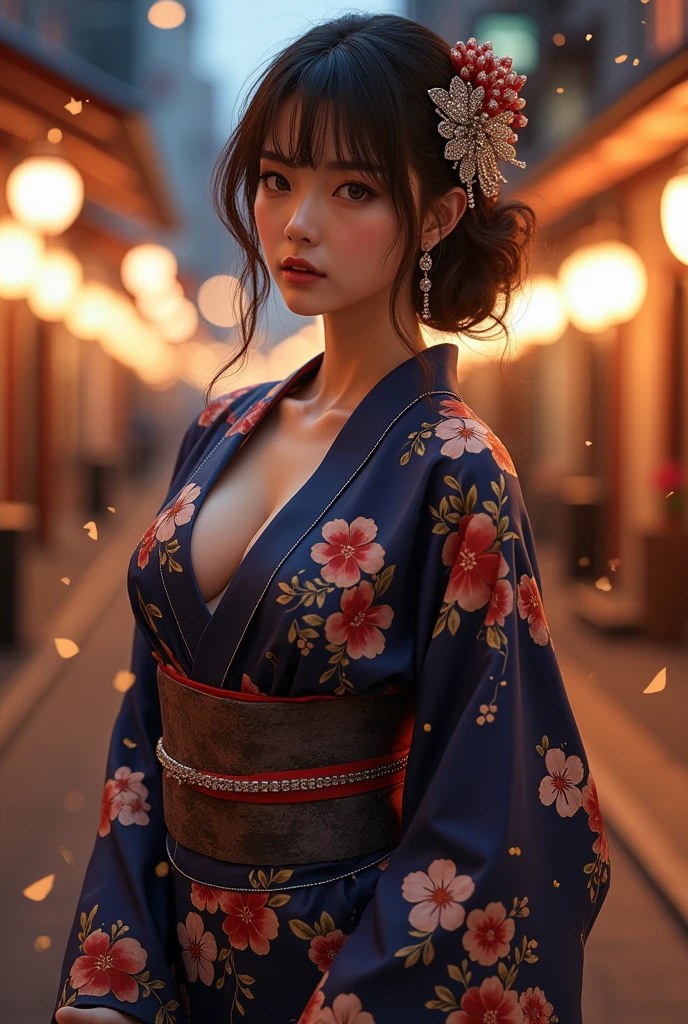 (8K, Best Quality, Masterpiece, Ultra High Definition: 1.2),milf girl, suck,Japanese room,hakama,fullbody