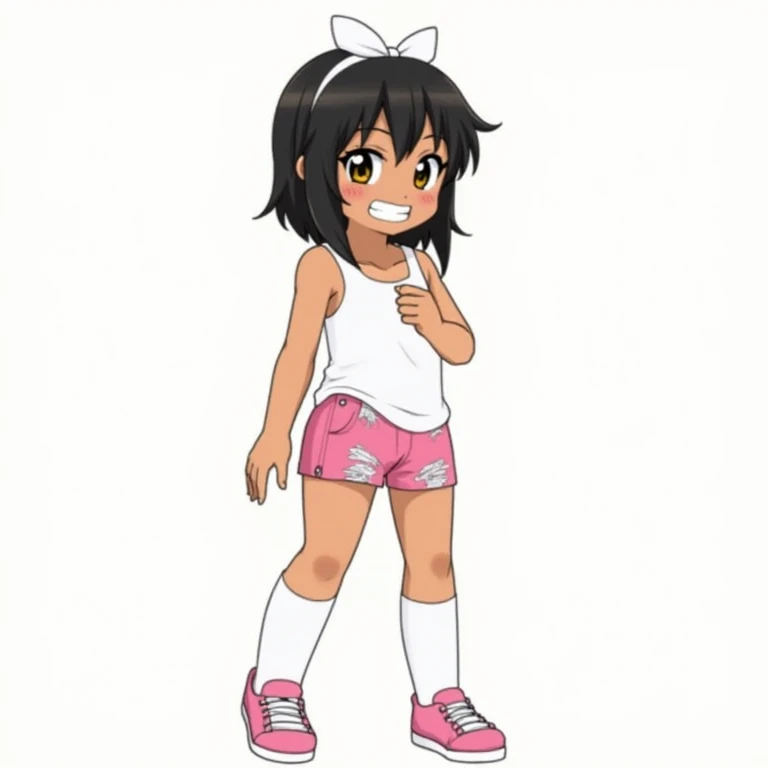 Miyuki Ayukawa,masterpiece, expensive quality, very_expensive_solve, big_file size, full color,(completely nude:1.3),pussy,niplles,(vaginal sex:1.3),(loli kid:1.5),(flat chest:1.5),dark skin: