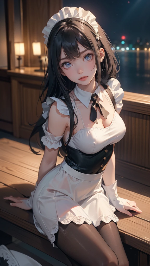 1 girl, 、a beauty girl、elementary student、8years old、Lolita、European-style room、Pitch black room、Night, Long hair,Twin-tailed、Blue hair、European style、Antique bed , laying down on the bed、lie down on her back、Lolita Fashion、mystical colors、Clothes of the same color as the background、(Dark blue lighting:0.1)、eyes large、legs are long、Panties are only slightly visible、thigh visible、eroticism、5 head body、