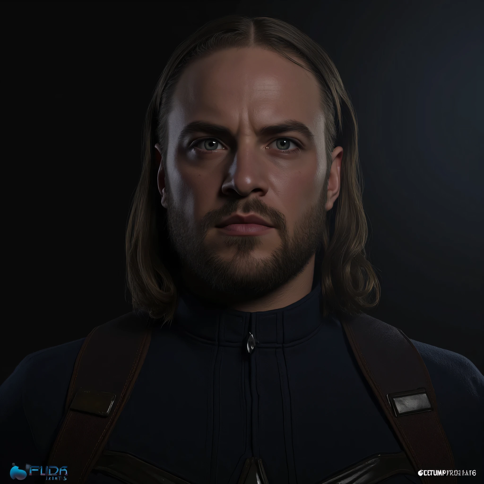 (raw photo:1.2), (photorealistic:1.4), Character Steve Rogers wearing Captain America's outfit, without the mask, very detailed eyes and face, beautiful detailed eyes, full body, 4k resolution, high quality model, high detail, high definition, light on the face, cinematic lighting  